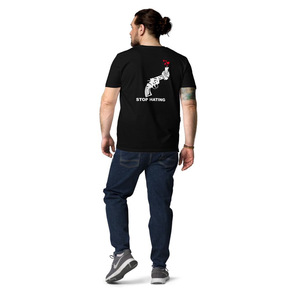 Unisex-Bio-Baumwoll-T-Shirt | STOP HATING