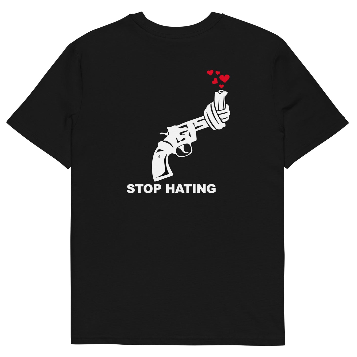 Unisex-Bio-Baumwoll-T-Shirt | STOP HATING